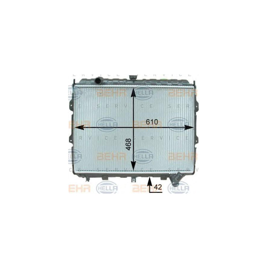 Hella 8MK 376 762-731 Engine Radiator