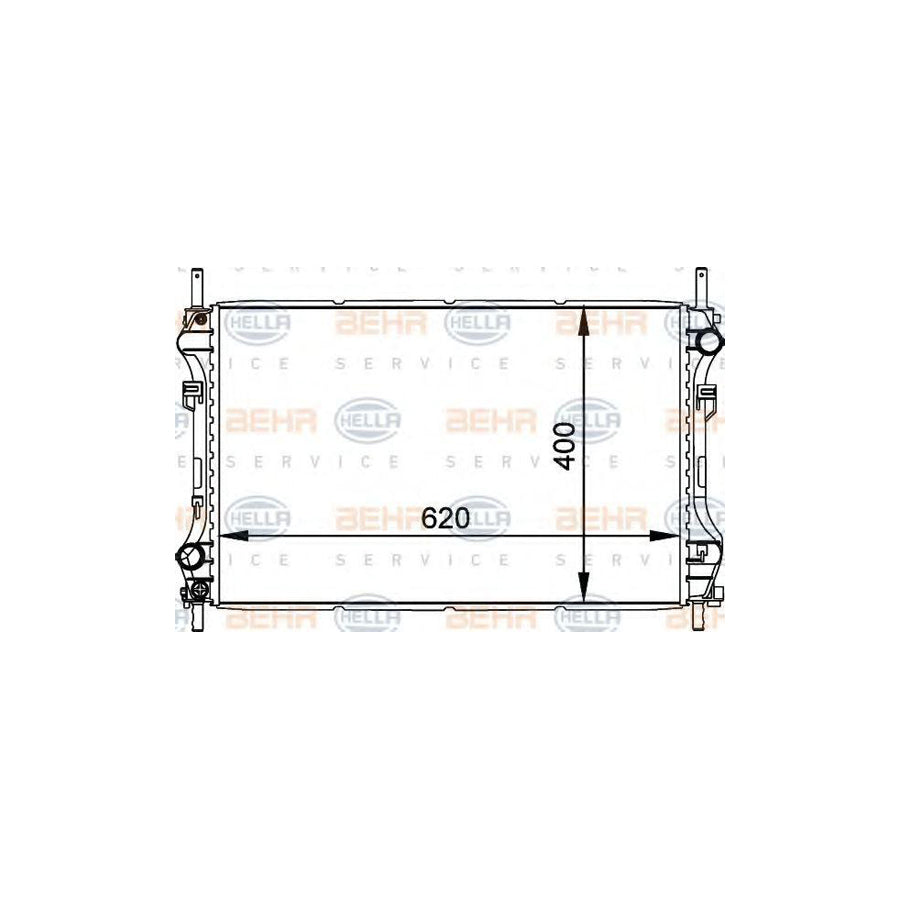 Hella 8MK 376 764-101 Engine Radiator