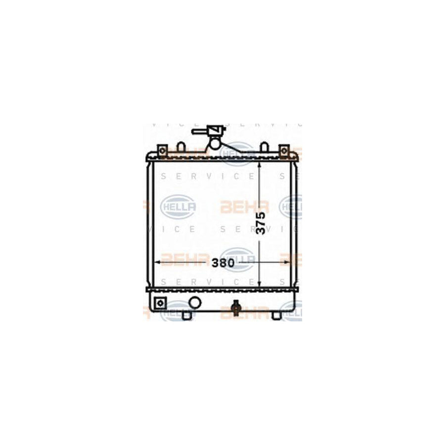 Hella 8MK 376 771-161 Engine Radiator
