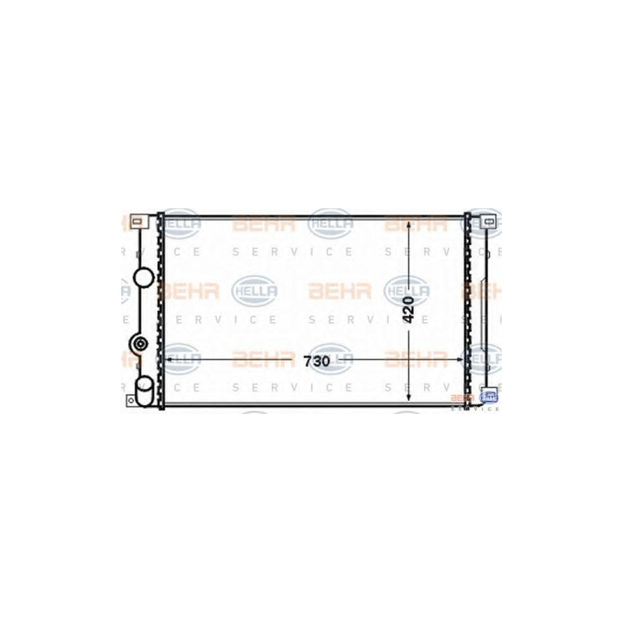 Hella 8MK 376 771-731 Engine Radiator