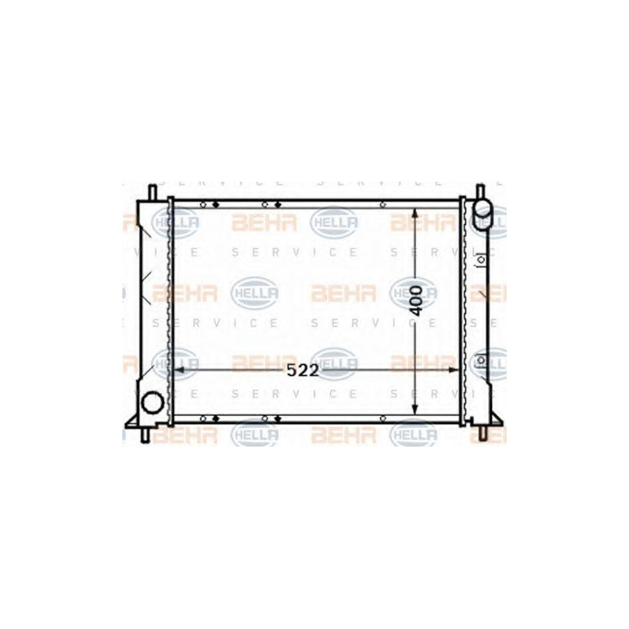 Hella 8MK 376 772-201 Engine Radiator