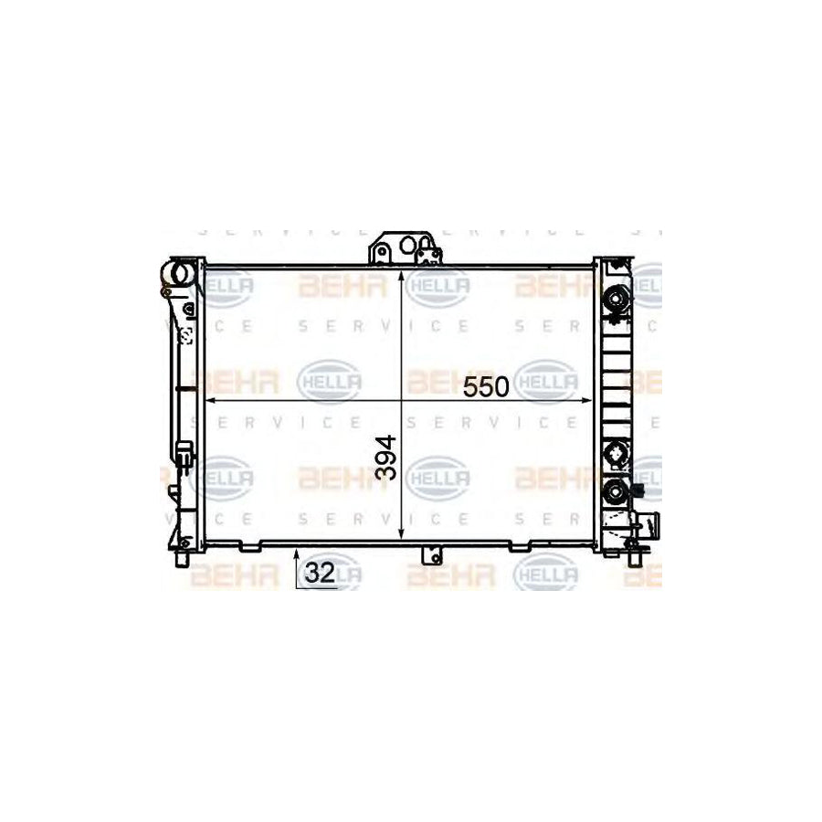 Hella 8MK 376 772-361 Engine Radiator