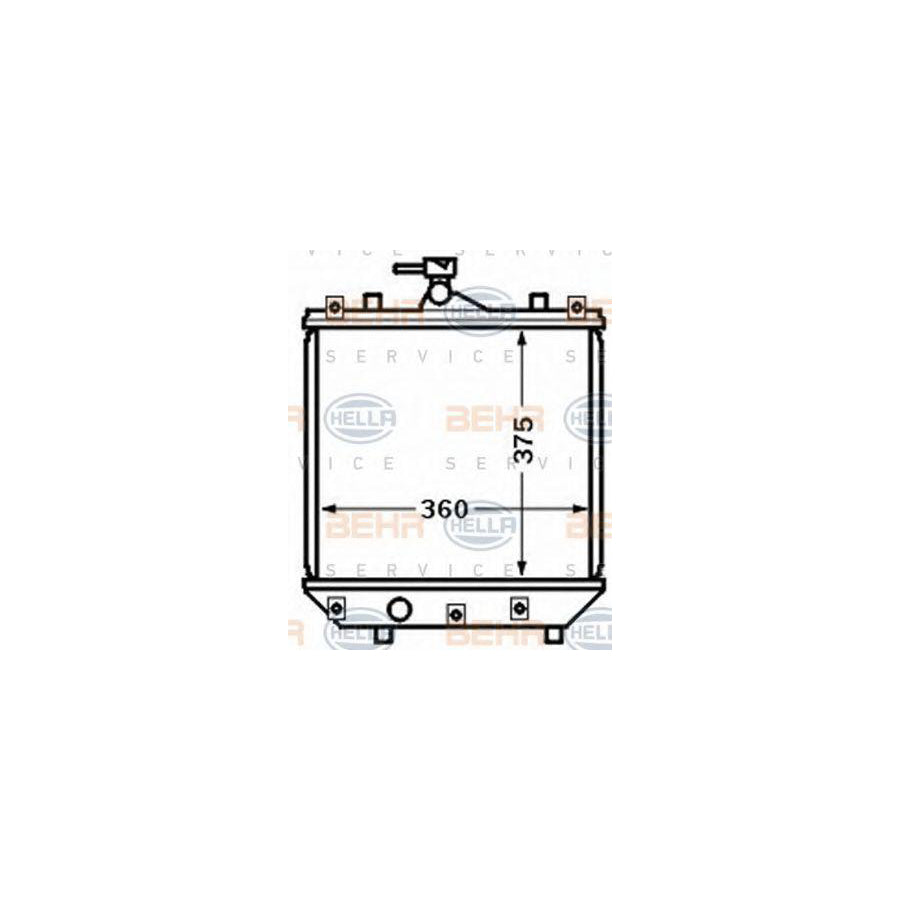 Hella 8MK 376 772-781 Engine Radiator