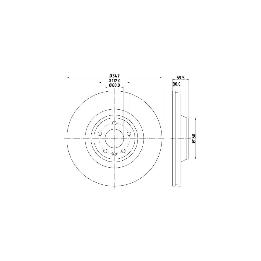 Hella 8MP 376 800-034 Water Pump