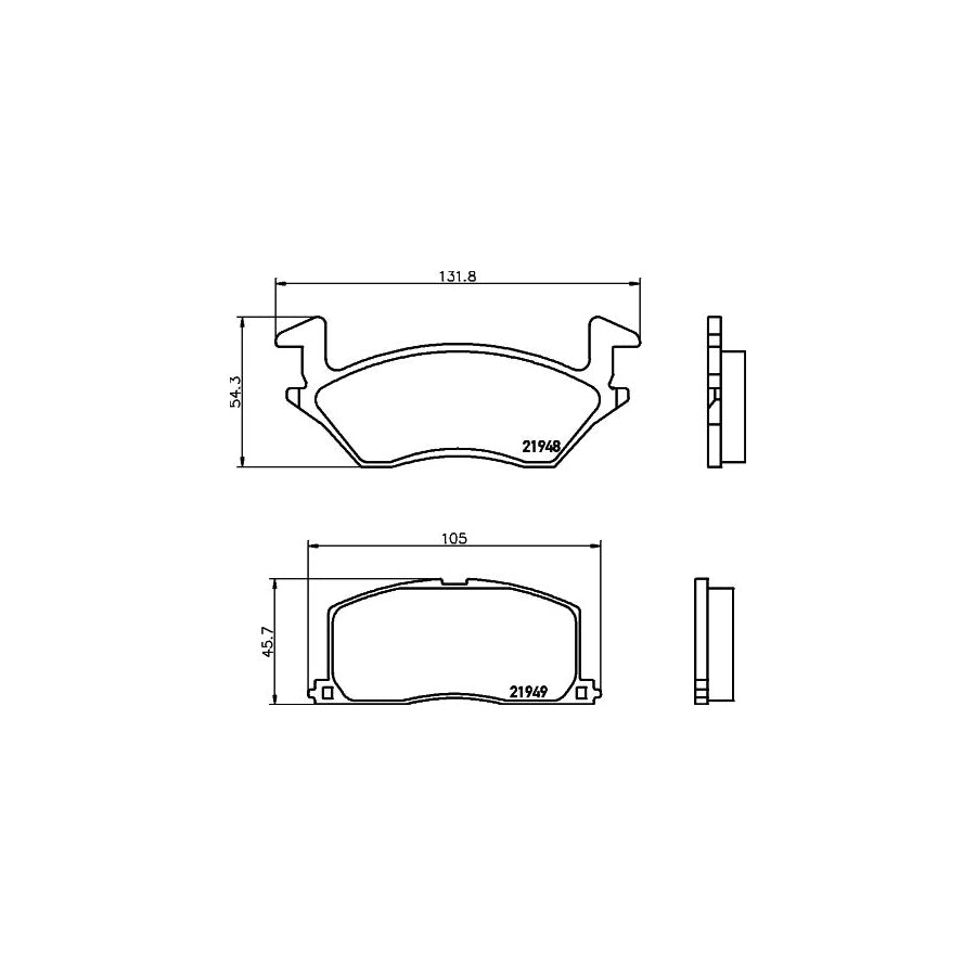 Hella 8MP 376 800-131 Water Pump