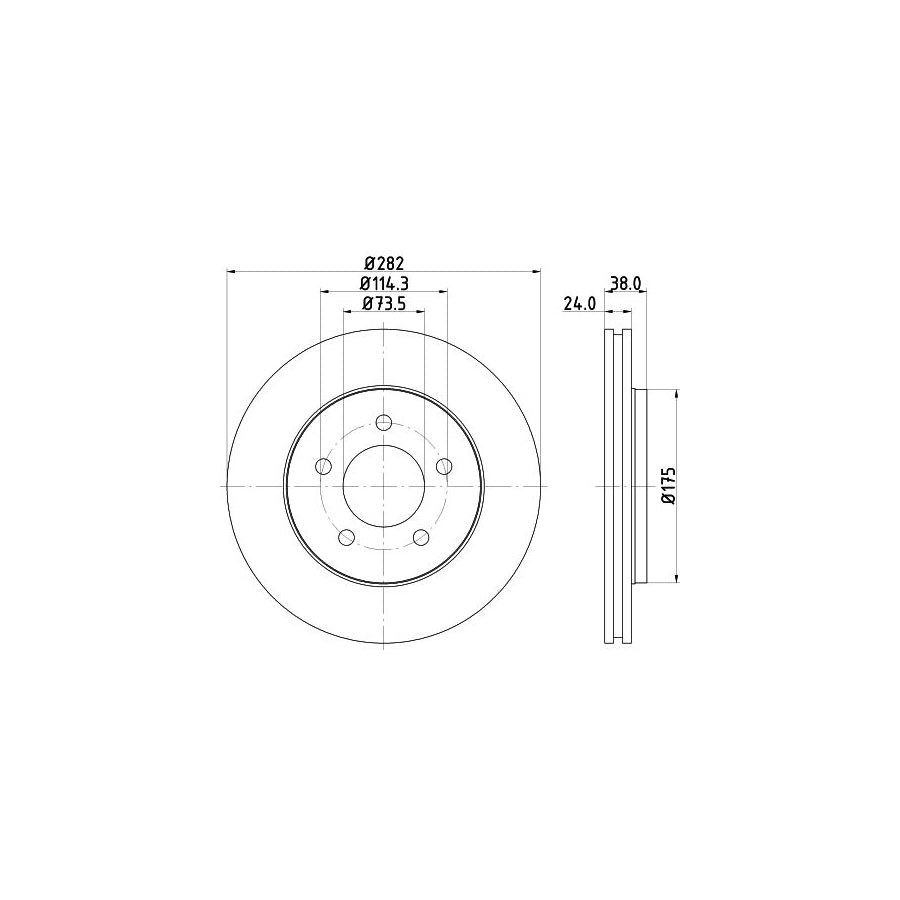 Hella 8MP 376 800-671 Water Pump