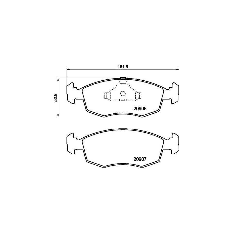 Hella 8MP 376 801-574 Water Pump