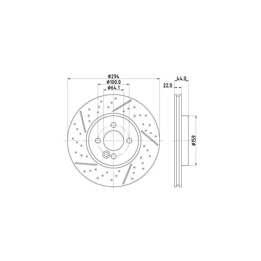 Hella 8MP 376 802-054 Water Pump