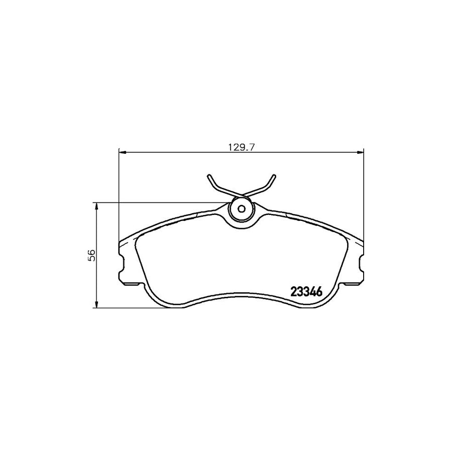 Hella 8MP 376 802-111 Water Pump
