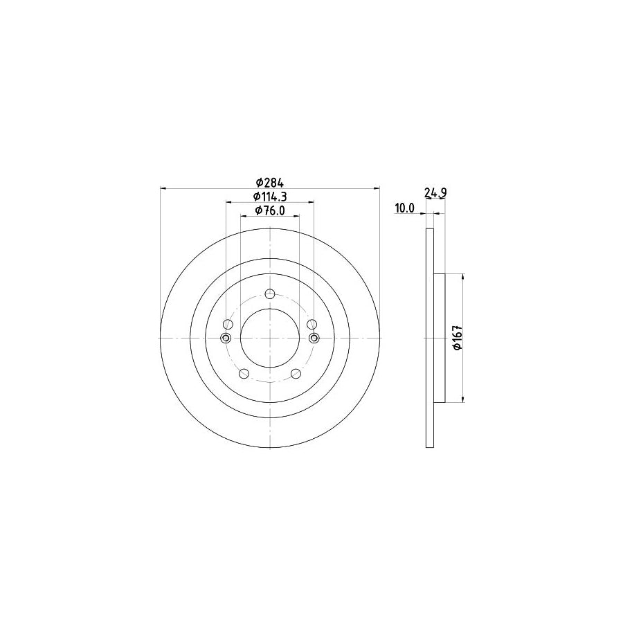 Hella 8MP 376 803-044 Water Pump