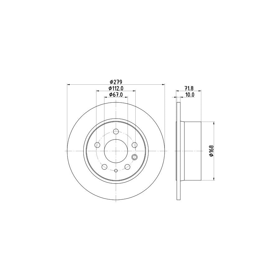 Hella 8MP 376 803-084 Water Pump
