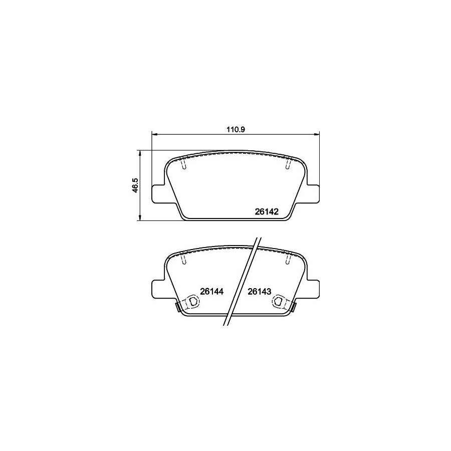 Hella 8MP 376 803-371 Water Pump