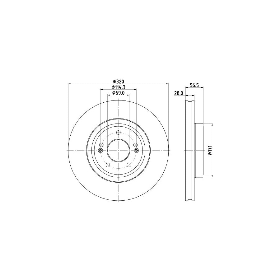 Hella 8MP 376 803-451 Water Pump