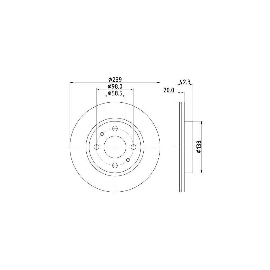 Hella 8MP 376 803-624 Water Pump
