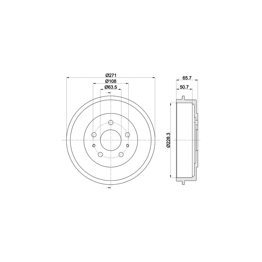 Hella 8MP 376 804-301 Water Pump