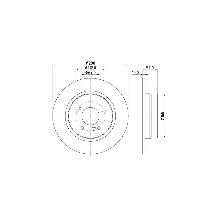 Hella 8MP 376 804-401 Water Pump