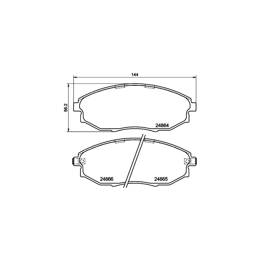 Hella 8MP 376 804-511 Water Pump