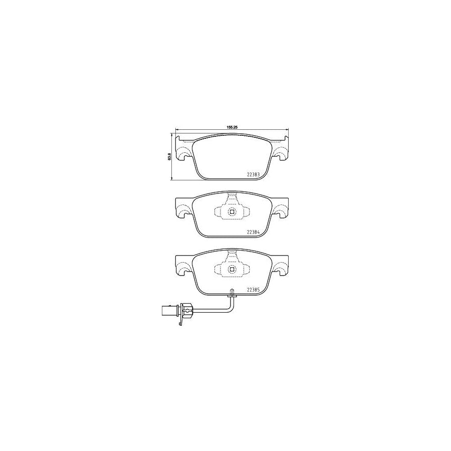 Hella 8MP 376 804-761 Water Pump