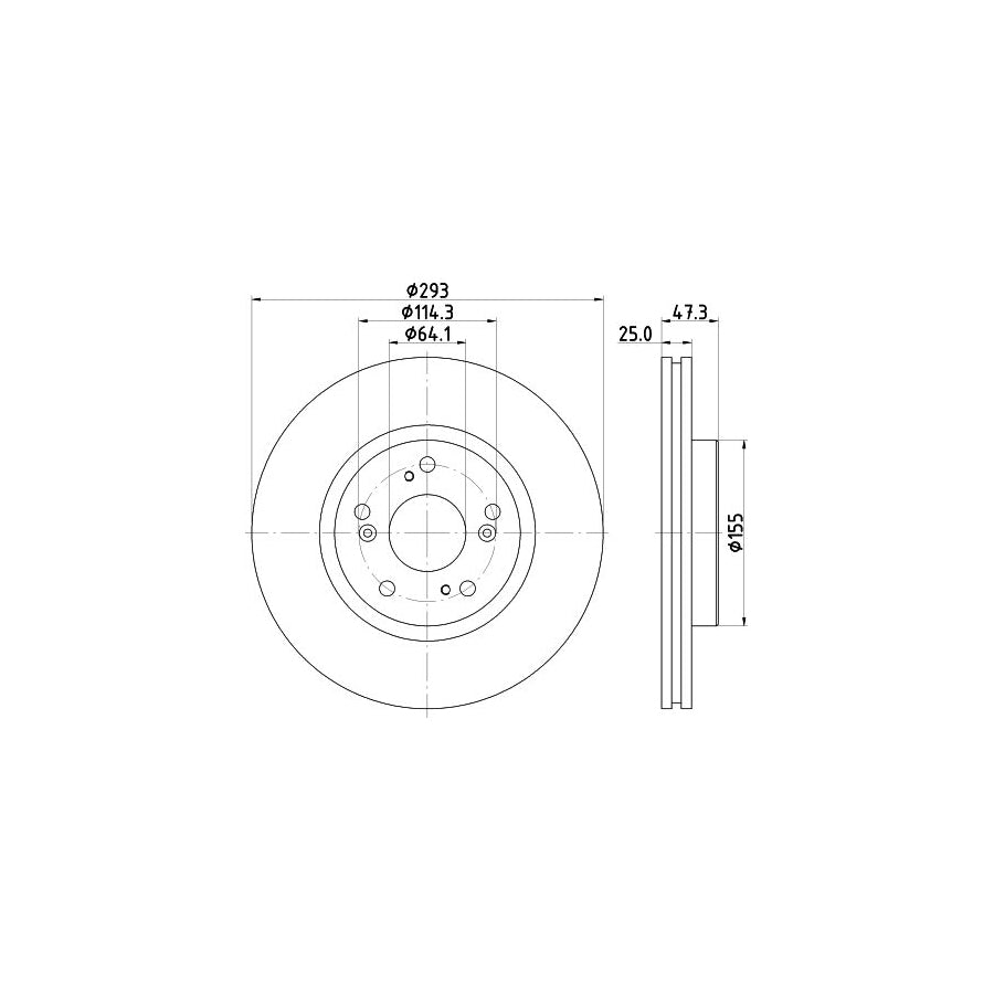 Hella 8MP 376 806-741 Water Pump