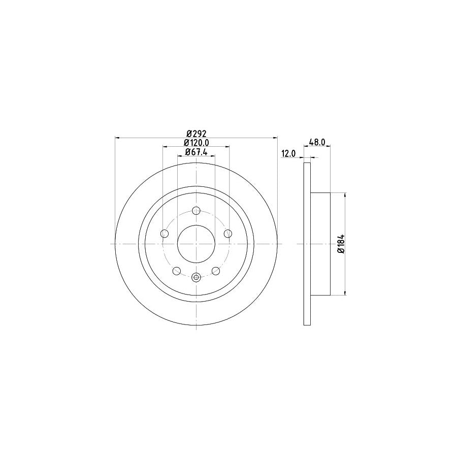 Hella 8MP 376 806-771 Water Pump