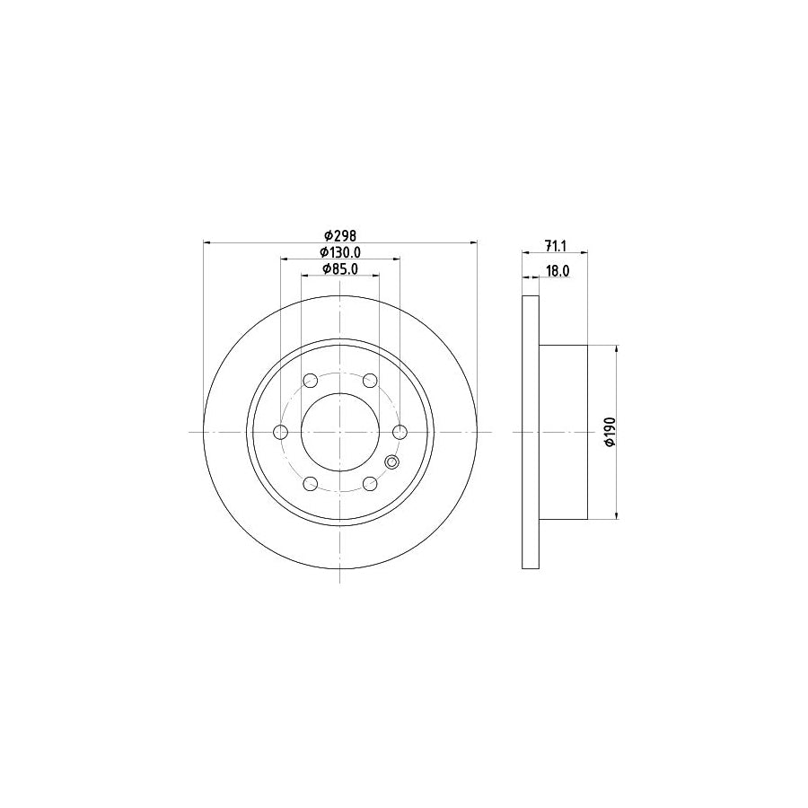 Hella 8MP 376 810-524 Water Pump