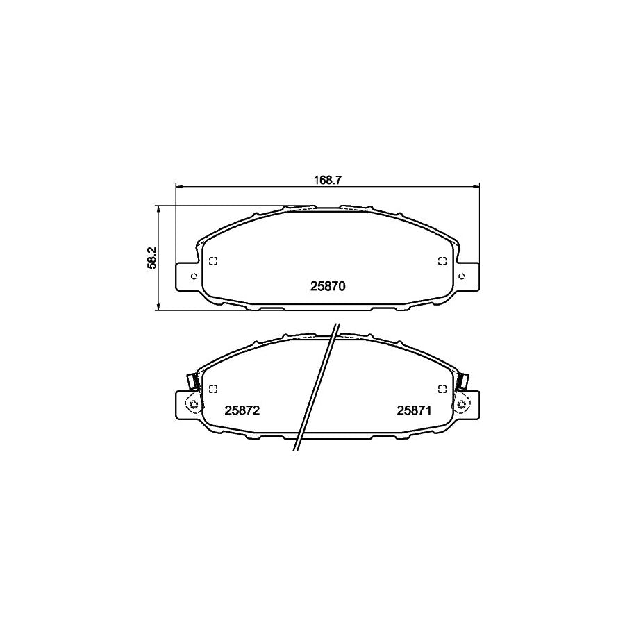 Hella 8MP 376 888-424 Water Pump