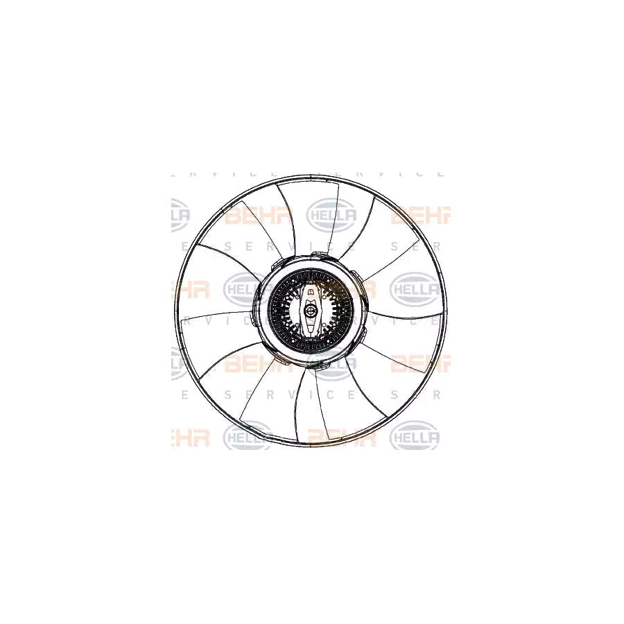 Hella 8MV 376 906-771 Fan, Radiator