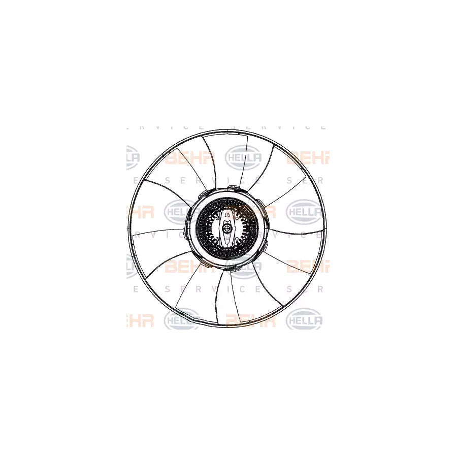 Hella 8MV 376 906-781 Fan, Radiator