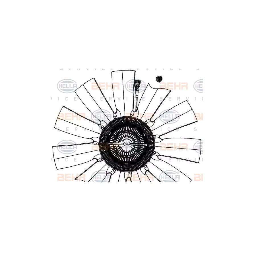 Hella 8MV 376 907-721 Fan, Radiator