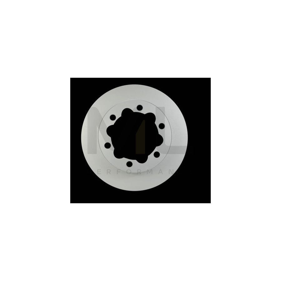 HELLA PRO 8DD 355 123-181 Brake Disc Solid, Coated, with integrated magnetic sensor ring, with wheel bearing, with wheel hub