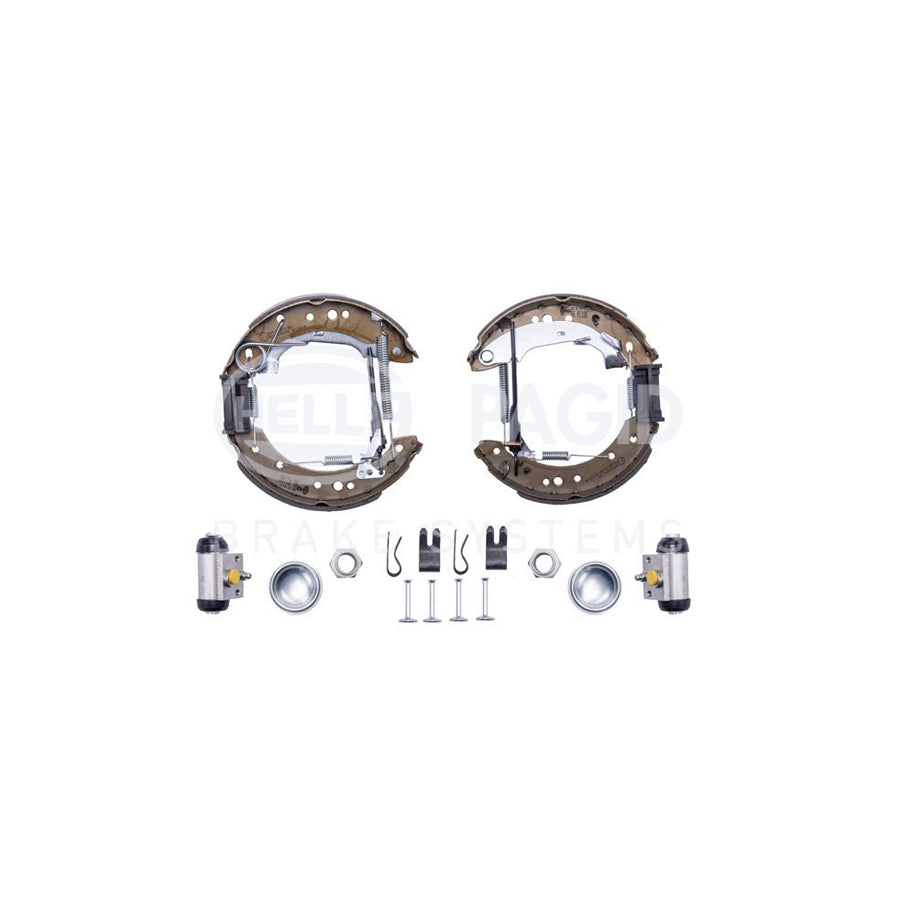 Hella Shoe Kit Pro 8DB 355 004-741 Brake Set, Drum Brakes For Citroen C3
