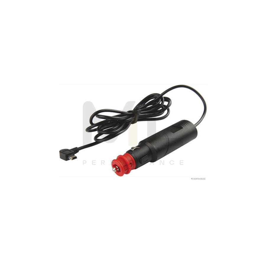 HERTH+BUSS ELPARTS 51306845 Cigarette lighter extension 12, 24V, 1A, mini USB, with angled ball joint, with fuse, with mini USB plug