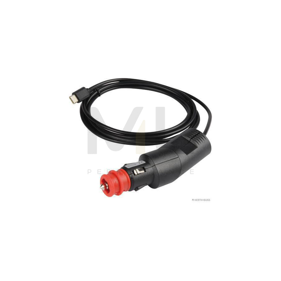 HERTH+BUSS ELPARTS 51306847 Cigarette lighter extension 2A, USB type-C, with angled ball joint, with fuse, with USB plug (type C)