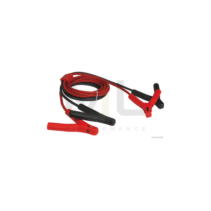 HERTH+BUSS ELPARTS 52289765 Jump leads with cast iron insert, with steel plate pliers, with overvoltage protection, with storage bag, 350A