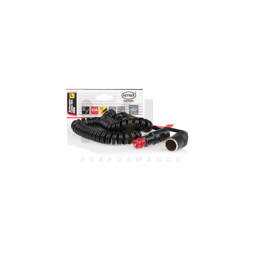 HEYNER ExtensionCable Pro 511350 Cigarette lighter extension 12, 24V, 10A, max. 120W