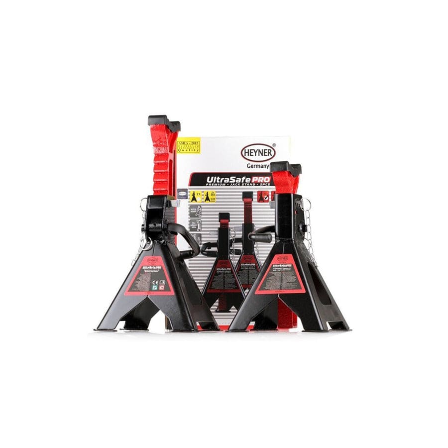 Heyner H347430 ULTRA-SAFE 3T AXLE JACK STAND 2PCS