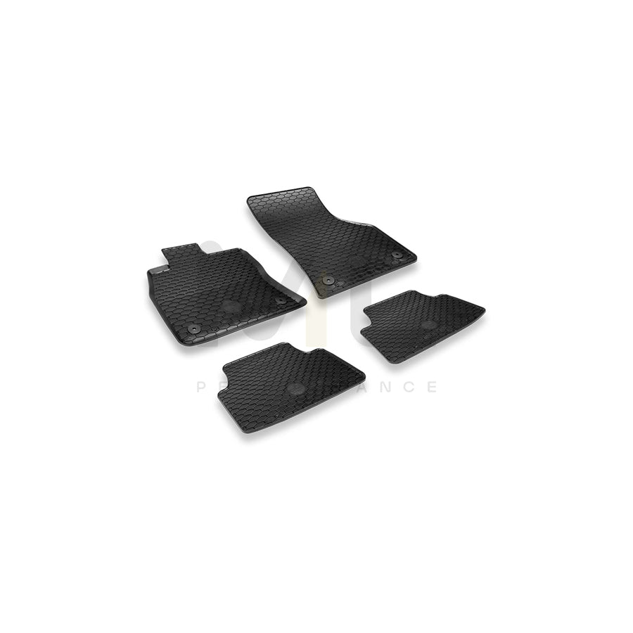 HEYNER PREMIUM OEM 737300 Floor mat set for SKODA OCTAVIA Elastomer, Quantity: 4, Black