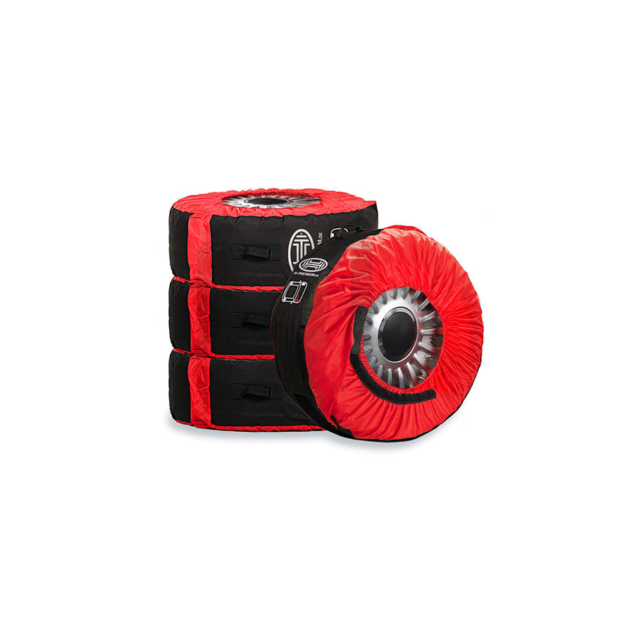 HEYNER WHEELSTAR PRO 735200 Tyre bags M, Red, Wheel Diameter: 14-345 Inch