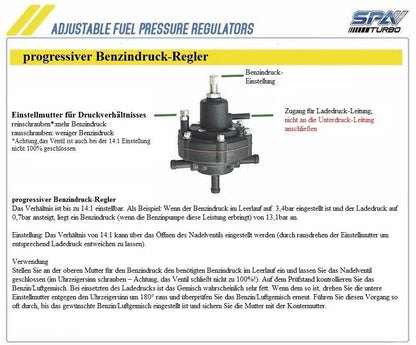 Turbozentrum 249042 High-Flow Benzindruckregler Vergaser - progressiv
