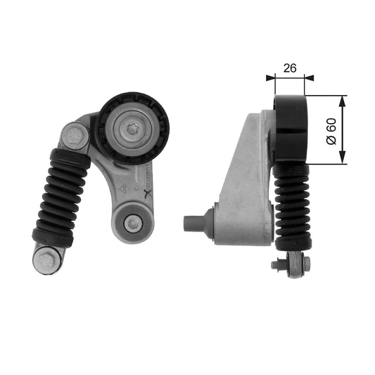 GATES GATT38457 V-Ribbed Belt Tensioner Lever