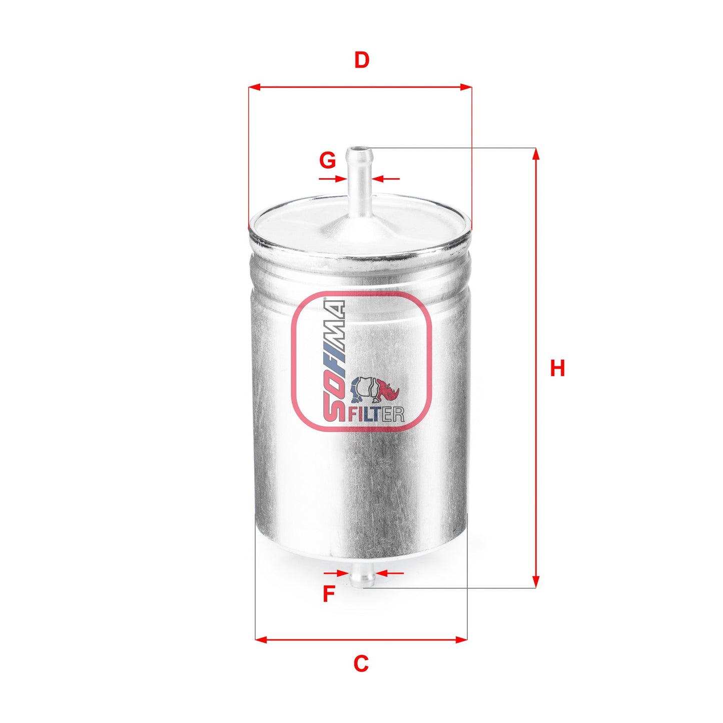 SOFIMA S1583B Fuel Filter