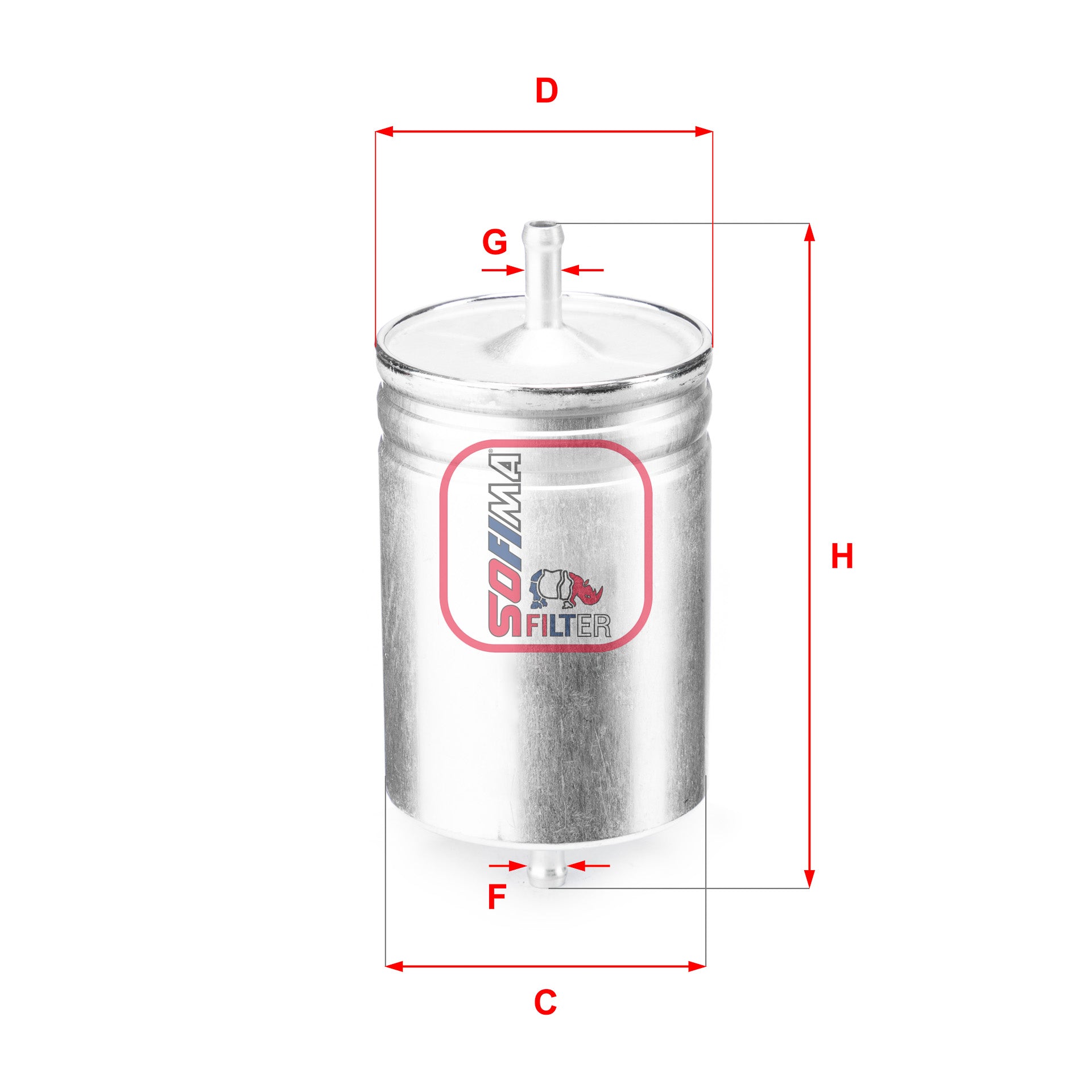 SOFIMA S1583B Fuel Filter
