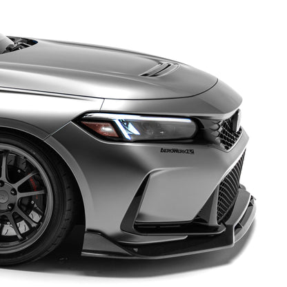 Adro A22A10-1201 Honda Civic Fl5 Type R Carbon Fibre Front Splitter