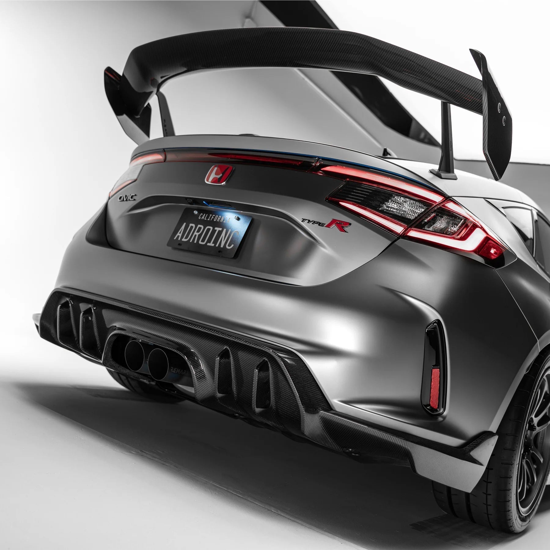 Adro A22A10-1301 Honda Civic Fl5 Type R Carbon Fibre Rear Diffuser