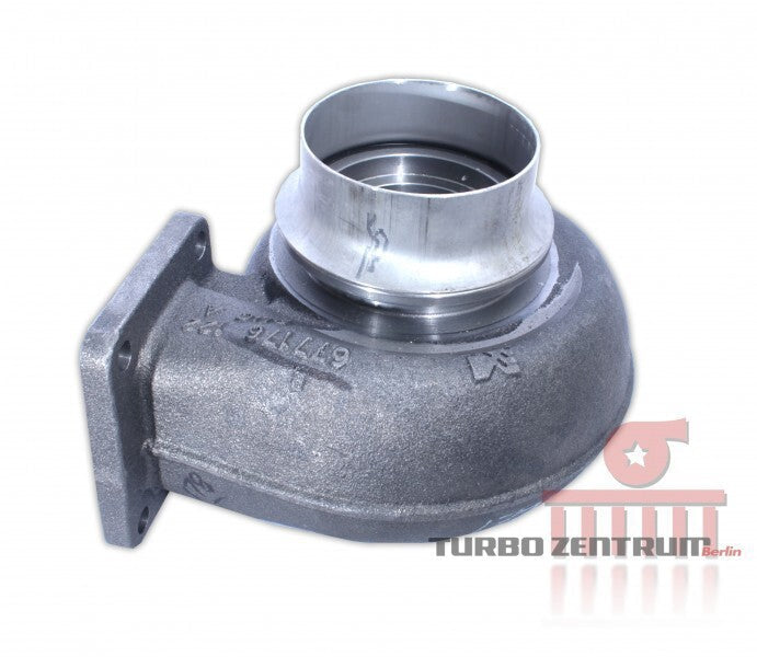 Turbozentrum 429443 Downpipe Flange for BorgWarner AirWerks S200SX / S200SX-E / S300SX / S300SX-E - stainless steel