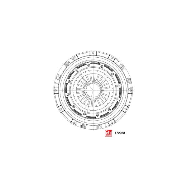 FEBI BILSTEIN FE172068 Clutch Pressure Plate