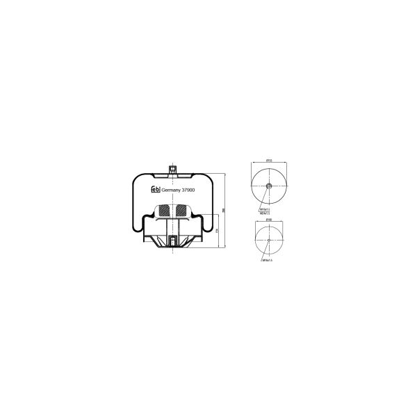FEBI FE37900 Air Suspension Bellow