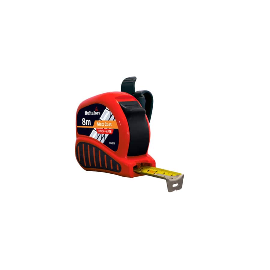 Hultafors HUL352403 BM8M Brick-Mate Pocket Tape 8m (Width 25mm) (Metric only)