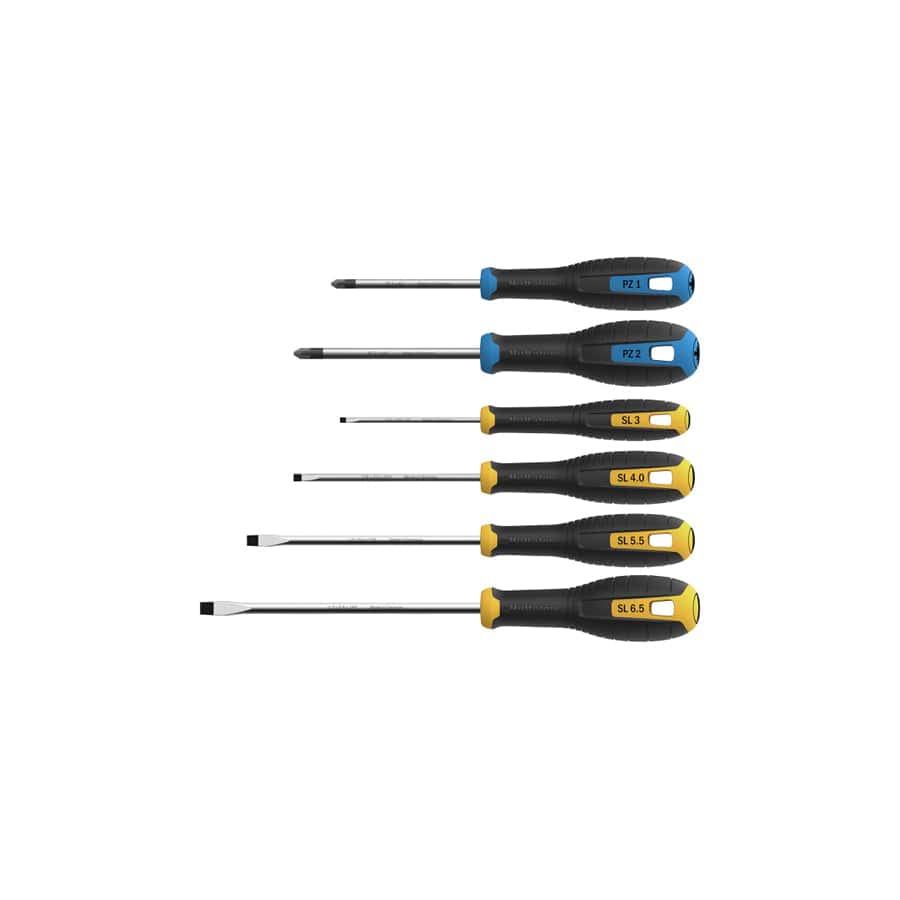 Hultafors HUL444415 Pozidriv & Slotted Screwdriver Set, 6 Piece