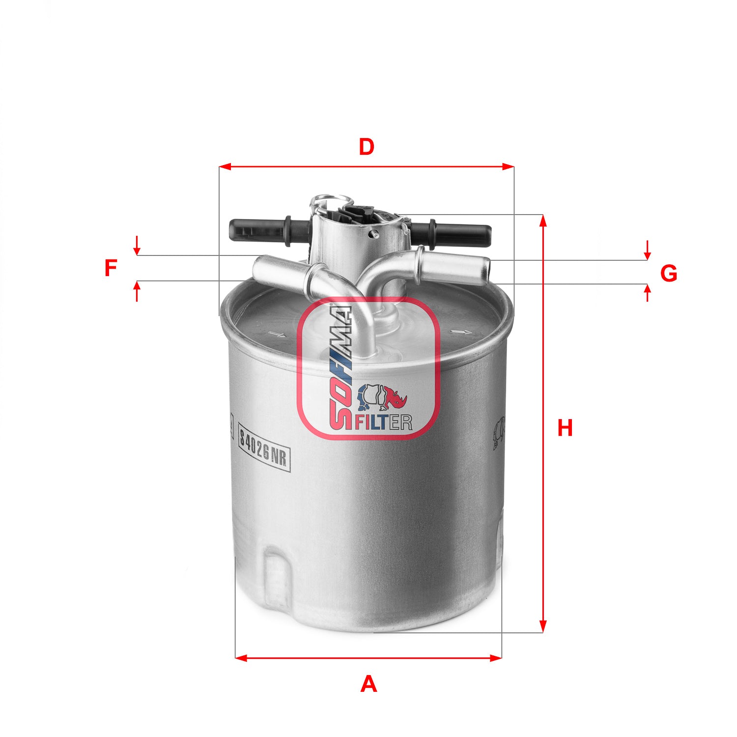 SOFIMA S4026NR Fuel Filter